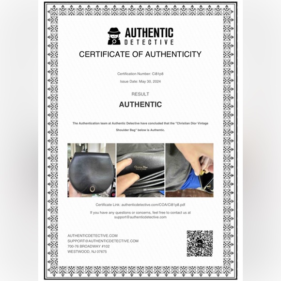 Vintage Christian Dior Bag - Picture 9 of 9